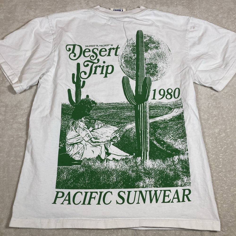 VINTAGE Y2K Pacific Sunwear PAC SUN Desert Trip Graphic T-Shirt